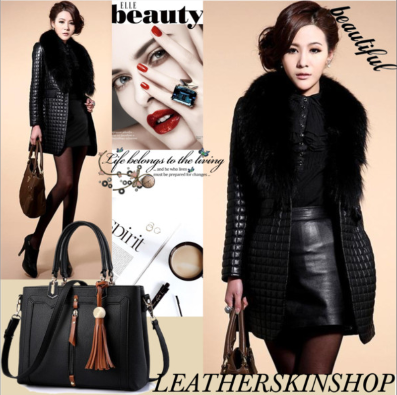 faux leather bag