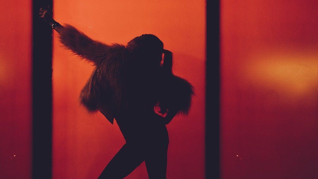 outfit with fur