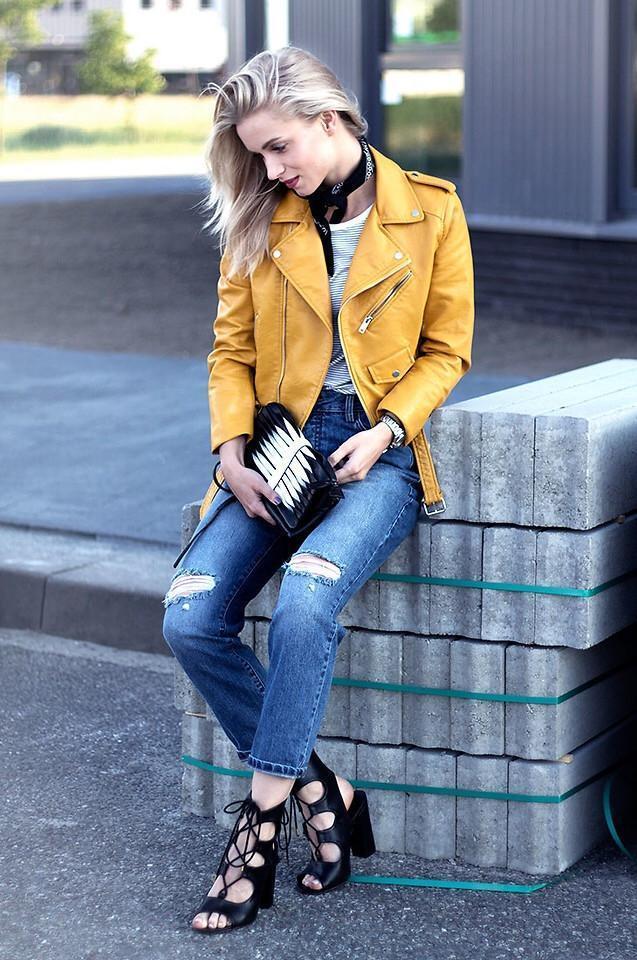 women yellow jackets