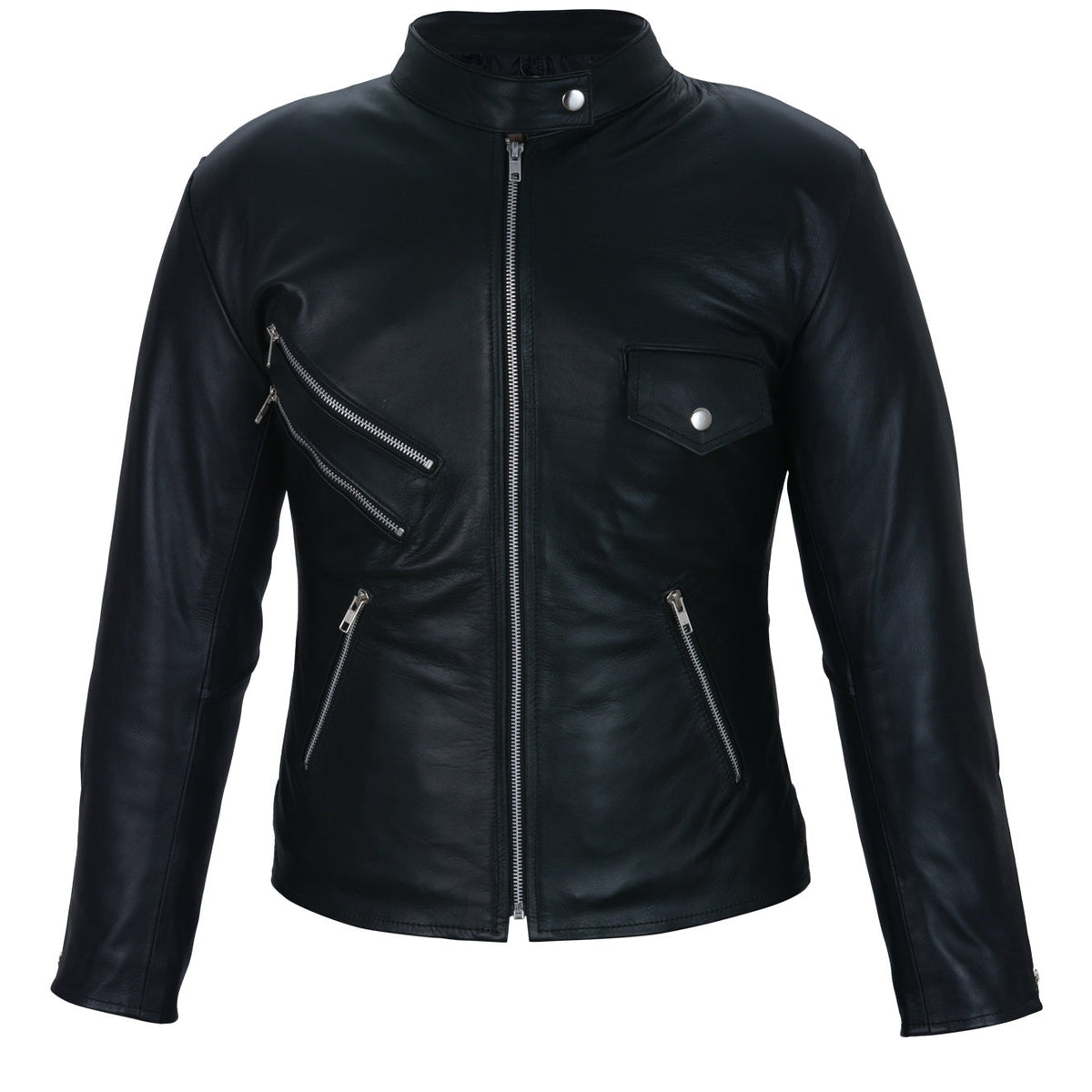Elana Black Leather Jacket