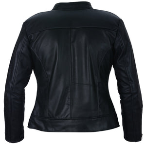 Elana Black Leather Jacket