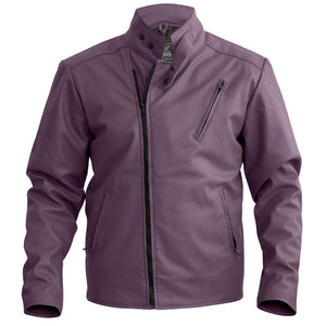 NWT Stylish Purple Men Stylish Synthetic  Leather Jacket