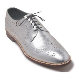 wedding silver shoes for men