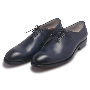 mens blue genuine leather shoes