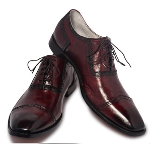 oxford red shoes mens two tone