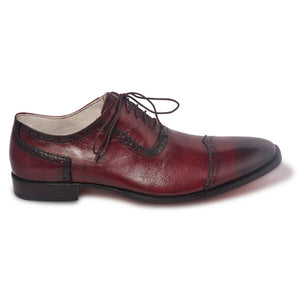 two tone red shoes mens oxford