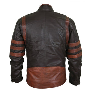 Model Black Leather Racer Jacket