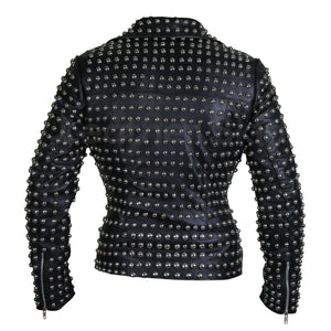 jacket with studs on back ladies