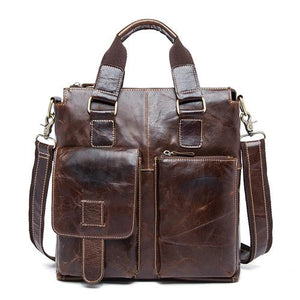 High Quality Leather Tote Shoulder Business Bag for Any Formal Occasion
