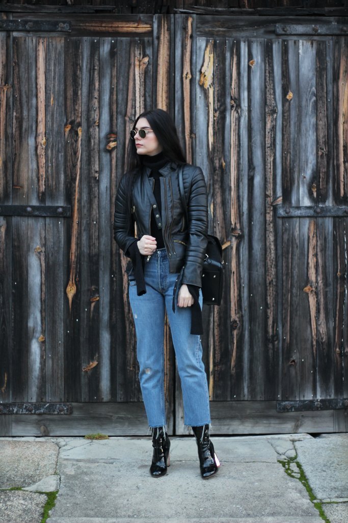 black leather accessories