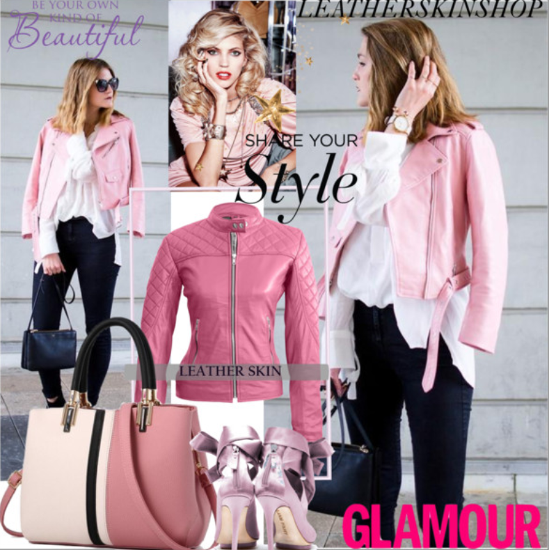 A Set of Beautiful Pink Themed Leather Products for that Feminine Appearance