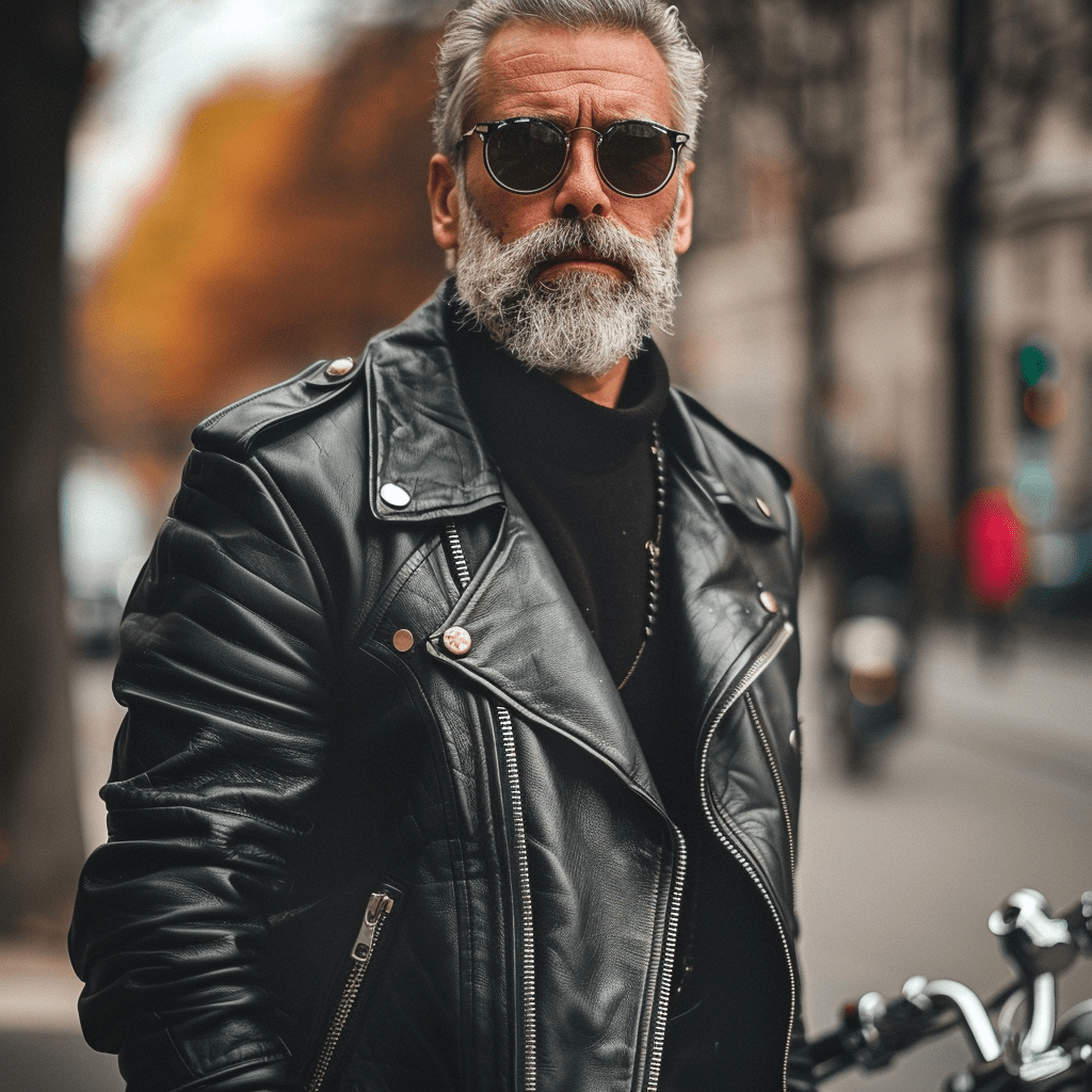 How To Wear A Leather Jacket Over 40