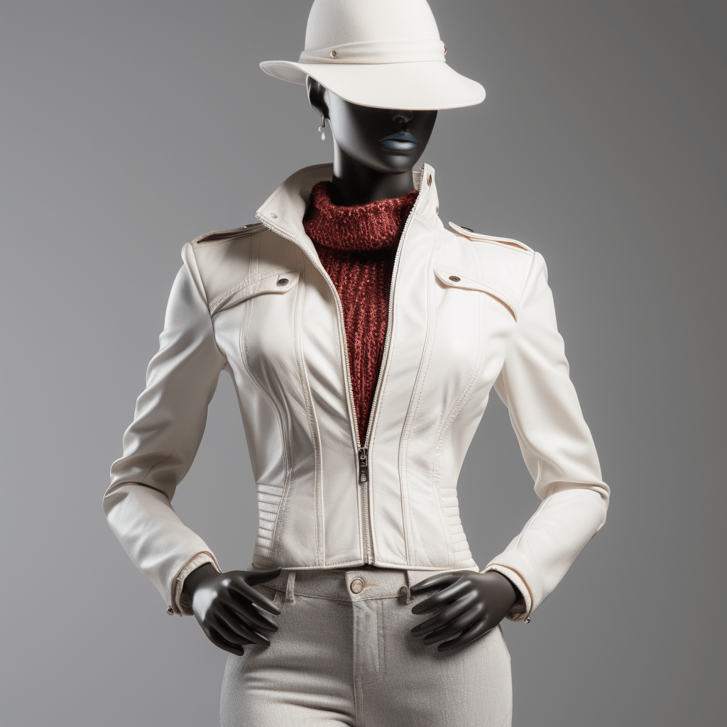 On-Trend White Leather Jacket Outfit Ideas for Women - Leather