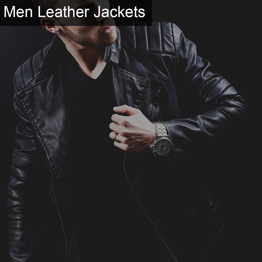 Men's Leather Jackets and Coat in 100% Real Leather - Leather Skin Shop