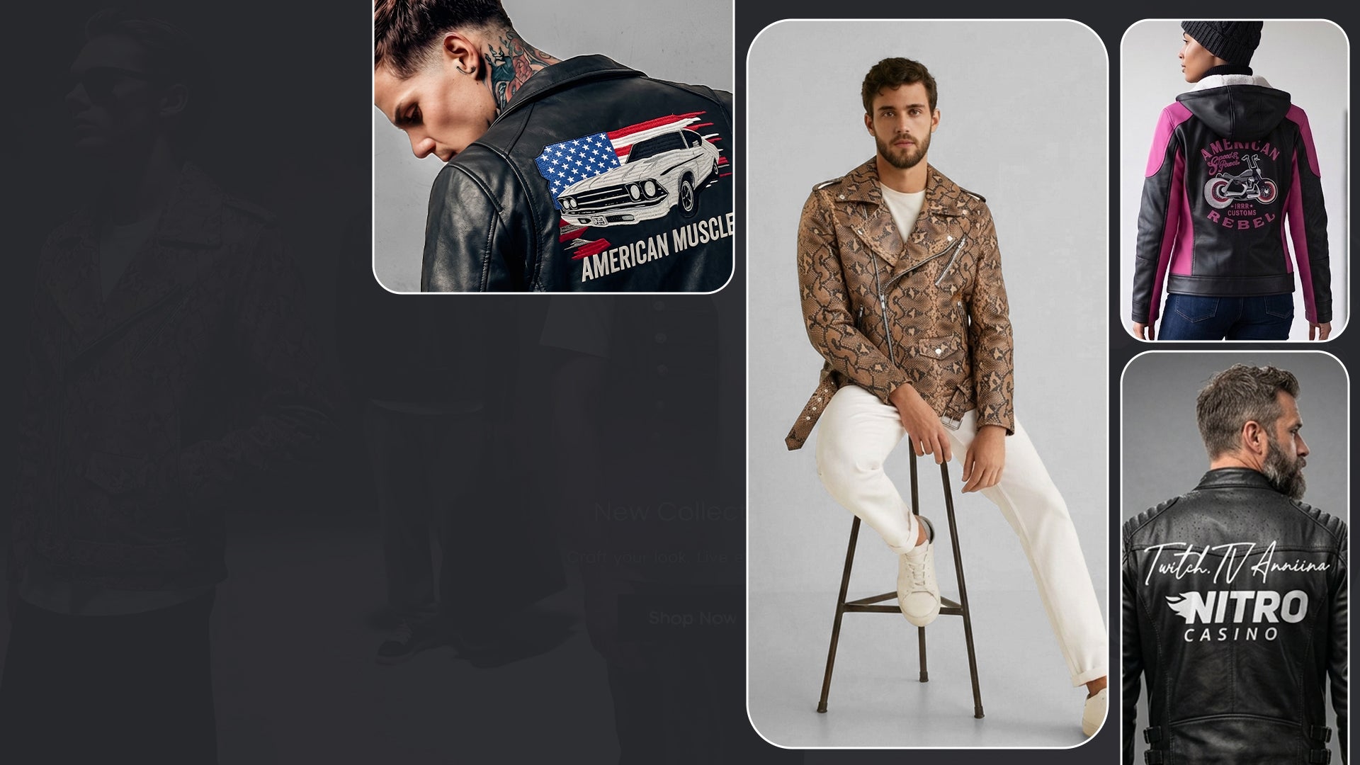 Custom leather jackets by Leather Skin Shop