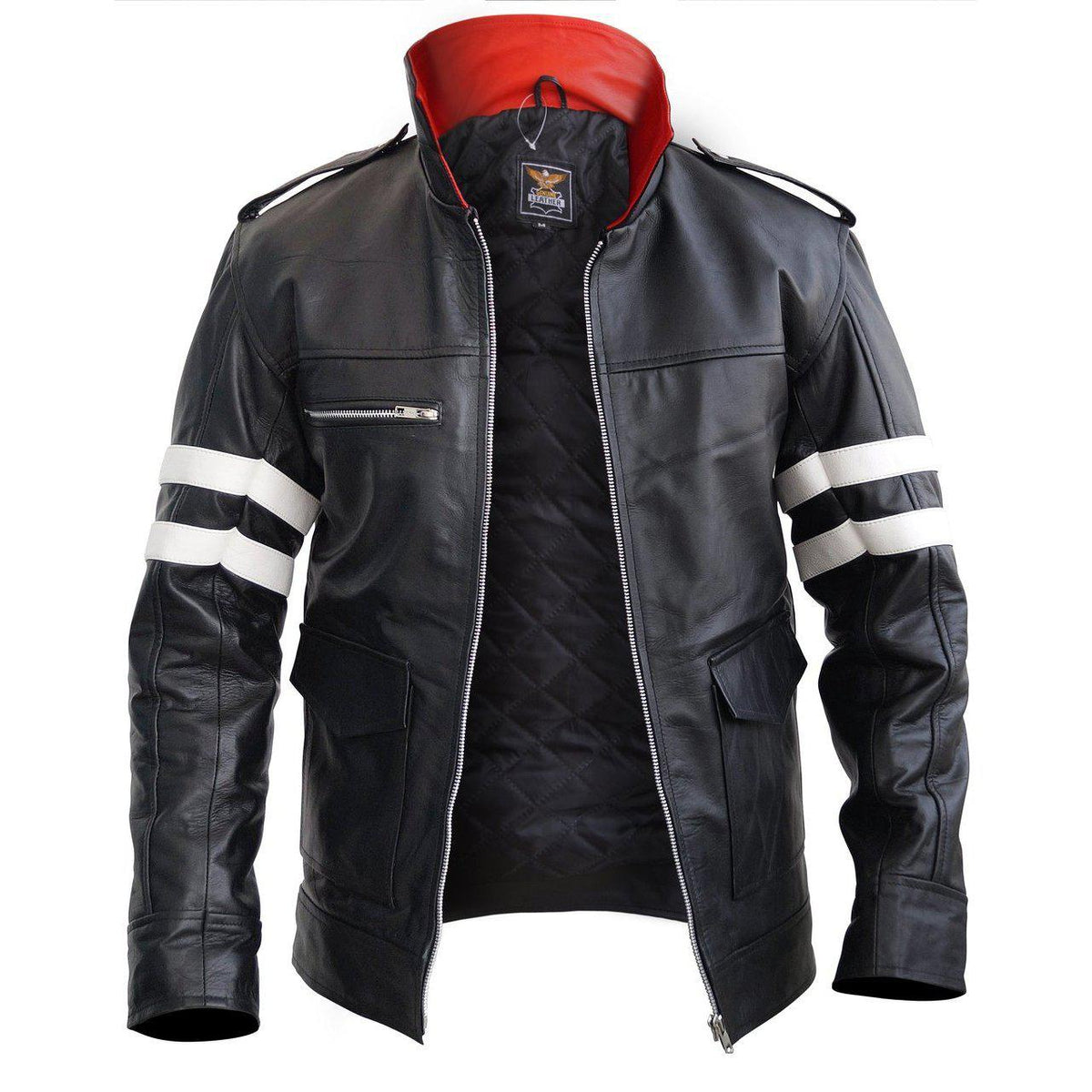 Iconic Design: Pharrell williams Inspired Mens Casual Leather Jacket-  ChersDelights Leather Apparel