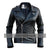 NWT Black Brando Men Women Unisex Genuine Leather Jacket - 100% Genuine Leather