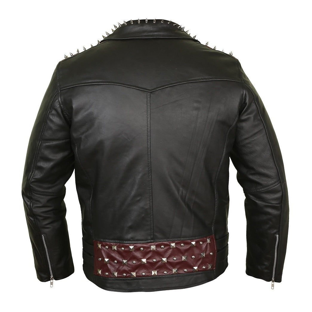 Redbridge Men's Faux Leather Biker Jacket – Transition Jacket M6056 (Black, Multiple Sizes)
