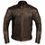 Men Brown Vintage Genuine Leather Jacket