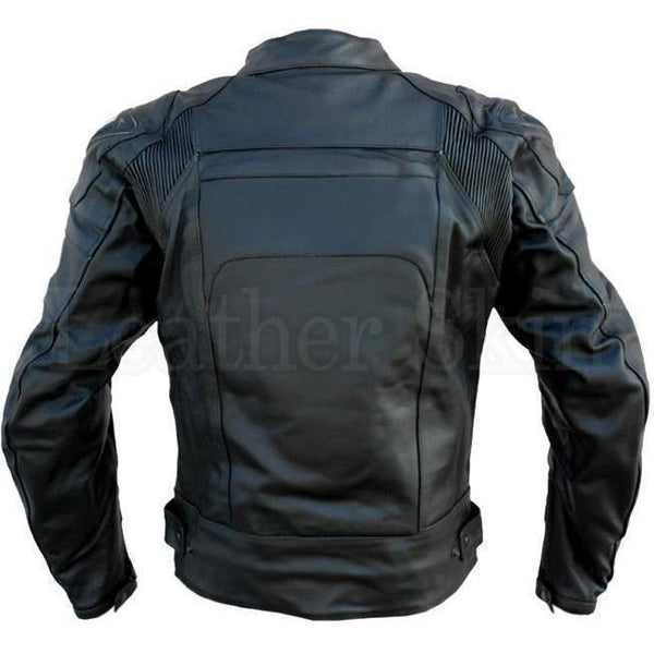 Home / Products / Leather Skin Black Motorcycle Biker Racing Premium ...