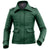 Leather Skin Women Green Rib Quilted Genuine Leather Jacket