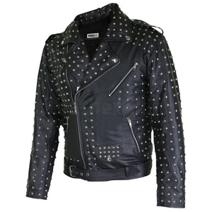 Marlon Black Brando Genuine Leather Jacket
