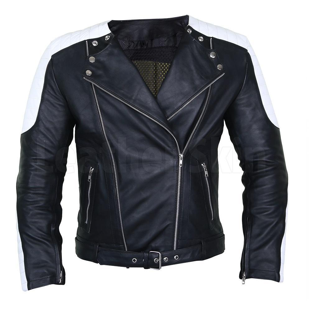 Men’s cowhide leather jackets collection