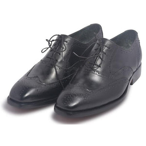 brogue leather shoes for men