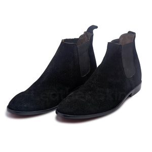 mens chelsea boots in black