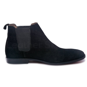 chelsea leather boots for men