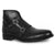 Men Black Double Monk Chukka Genuine Leather Boots