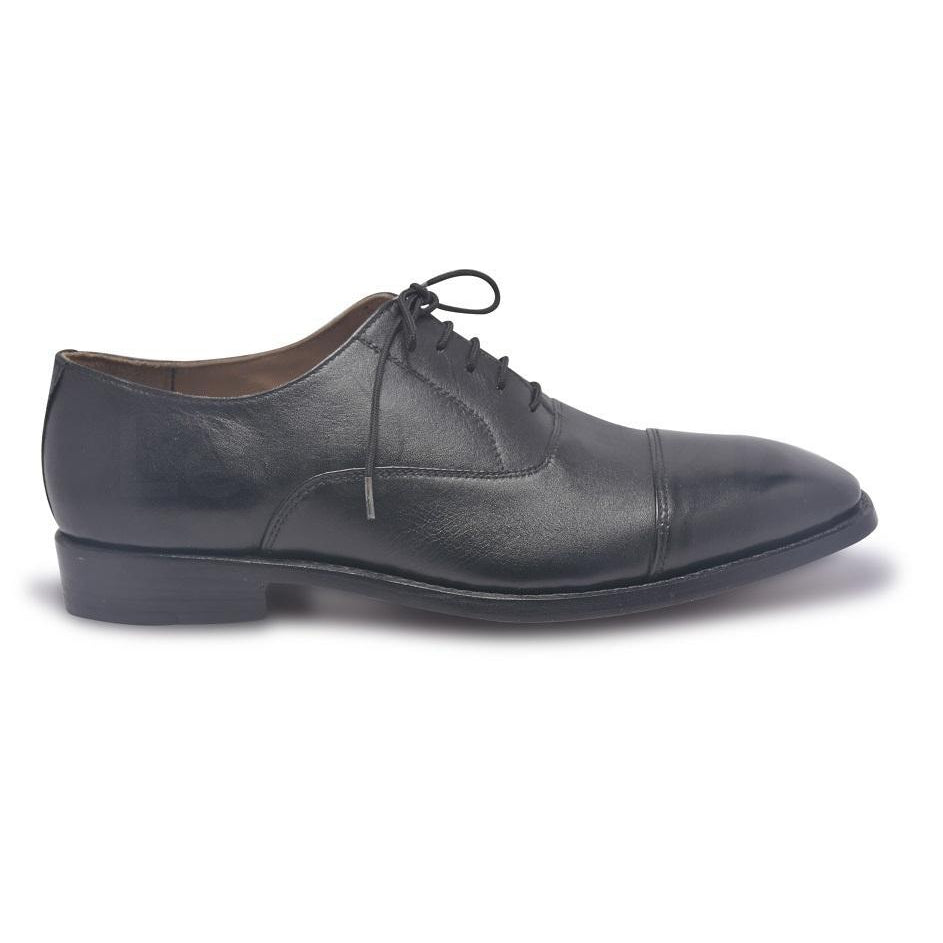 black shoe laces for men's dress shoes Men Black Formal Laces Genuine Leather Shoes
