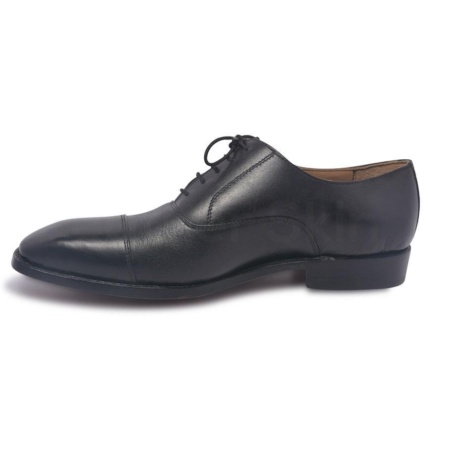 Men Black Formal Laces Genuine Leather Shoes - Leather Skin Shop Men Black Formal Laces Genuine Leather Shoes - Leather Skin Shop
