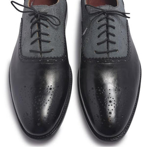 men two tone leather shoes