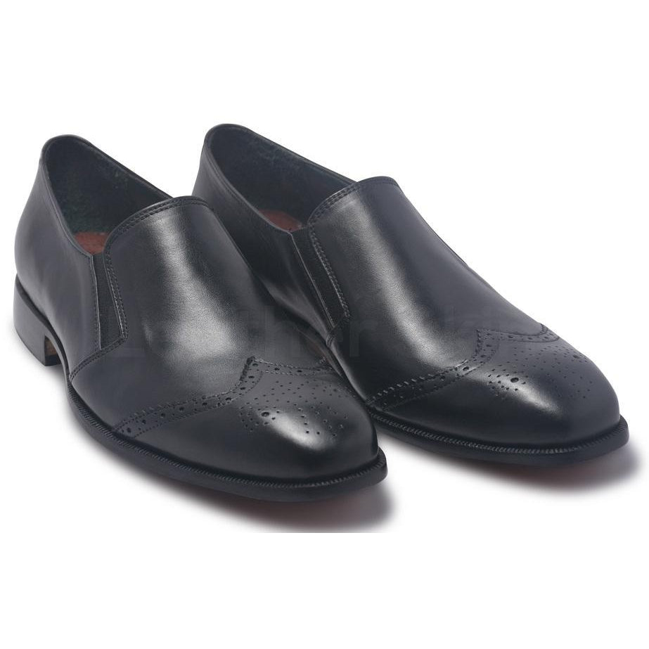 men black leather shoes