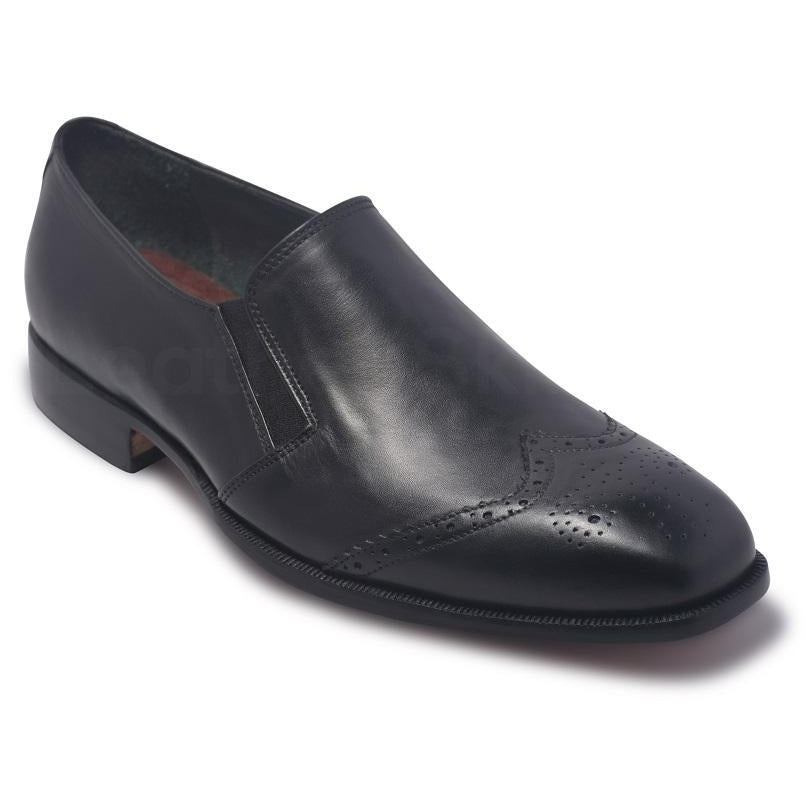 black leather shoes for men