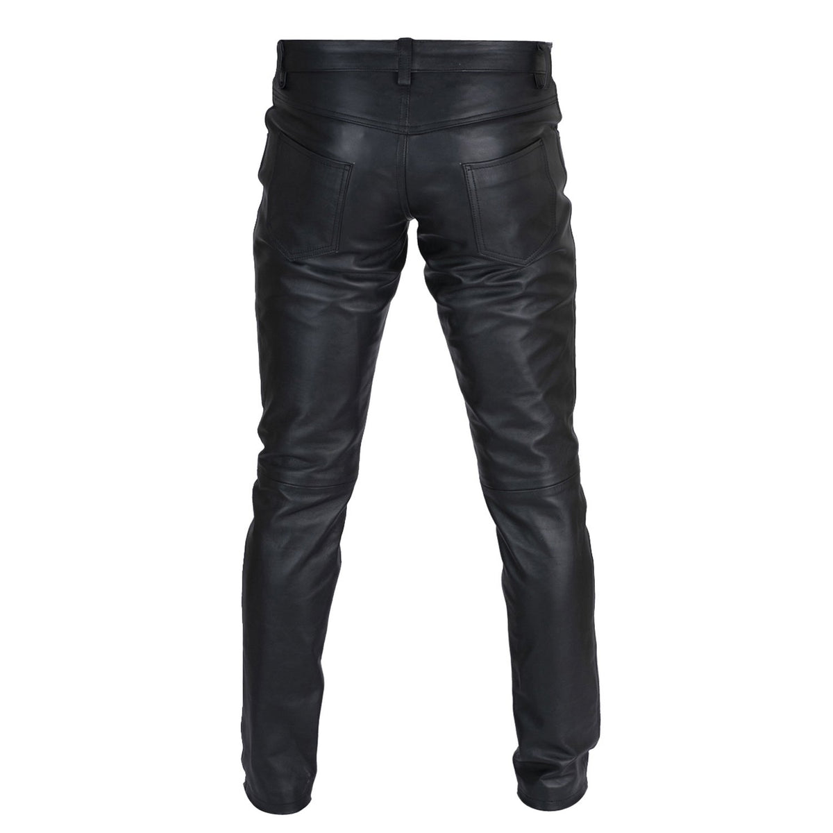 Dilyene Pants - Mid Waist Straight Leg Faux Leather Pants in Black | Showpo  USA