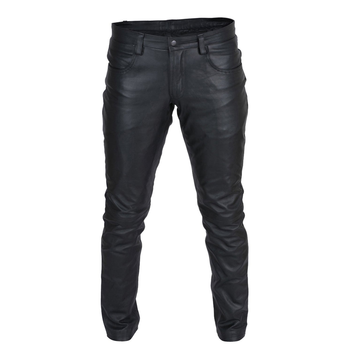 Men's Black Genuine Leather Pant - 5XL Men's Black Genuine Leather Pant - 5XL