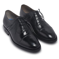 Home / Products / Men Black Oxford Formal Genuine Leather Shoes