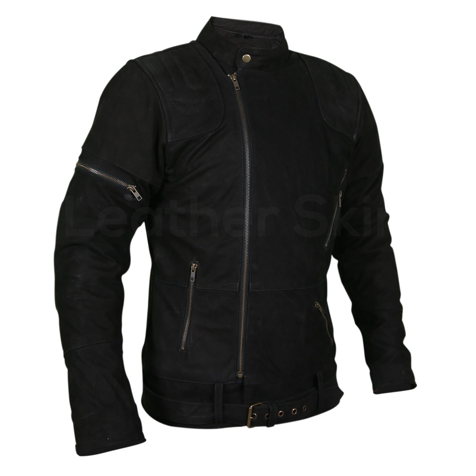 mens suede leather jacket