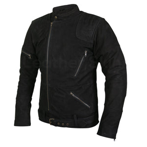 suede leather jacket brando style mens