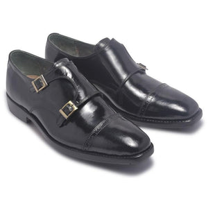 men black leather shoes