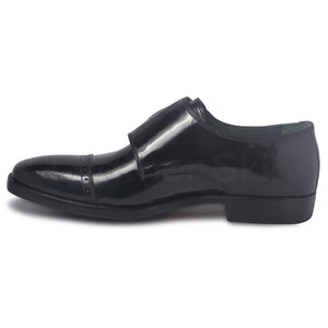 men monk leather shoes