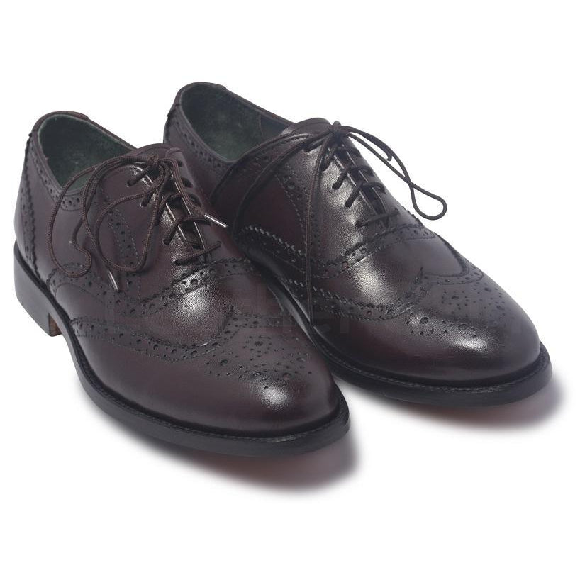 men brogue leather shoes