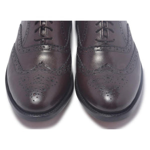 brogue wingtip leather shoes