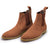 Men Brown Chelsea Suede Leather Boots