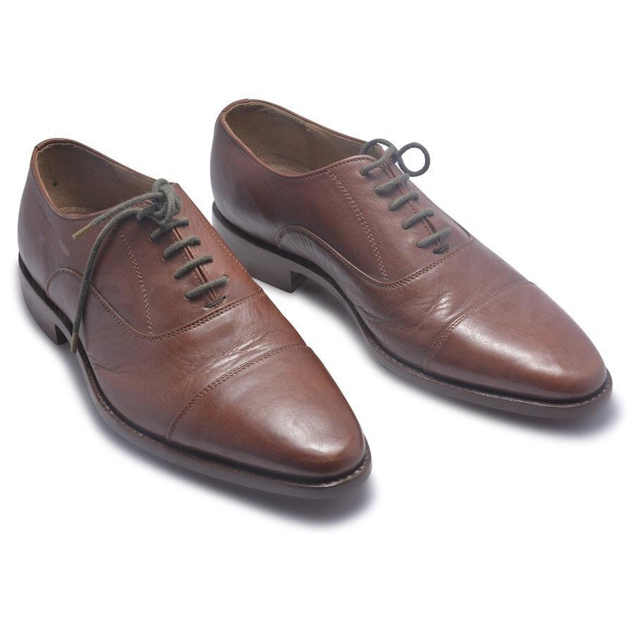 Men Brown Classic Genuine Leather Shoes with Laces - Leather Skin Shop Men Brown Classic Genuine Leather Shoes with Laces - Leather Skin Shop