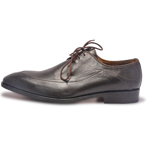 Men Brown Derby Leather Shoes
