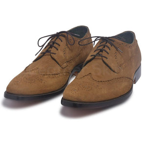 brown suede leather shoes