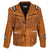 brown western suede jacket mens